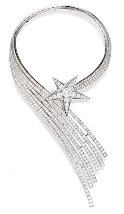 Bonhams : A Fine Diamond 'Comète' Necklace, by Chanel