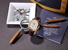 Thumbnail of DANIEL ROTH  MASTER PERPETUAL, REF.118.X.40, A RARE YELLOW GOLD PERPETUAL CALENDAR WRISTWATCH WITH MOONPHASES AND LEAP YEAR INDICATION, CIRCA 2000 image 6