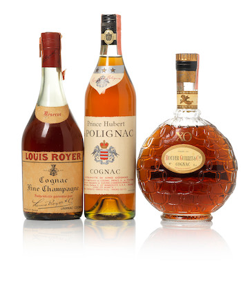 PRINCE HUBERT DE POLIGNAC EXTRA GRANDE CHAMPAGNE COGNAC, 70CL