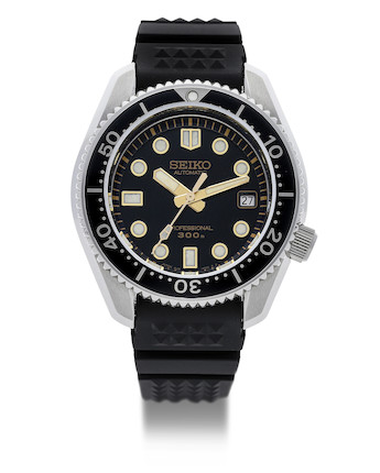 Bonhams : Seiko. A Stainless Steel Automatic Diver's Calendar Wristwatch,  'Historical Collection The Year 2000', , /500, With Box,  Guarantee, and Manual