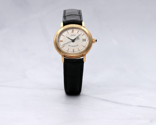 Bonhams : Audemars Piguet. A Pink Gold Millennium Wristwatch, E29325, with  Box and Certificate