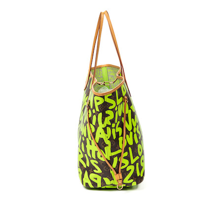 Louis Vuitton Limited Edition Stephen Sprouse Neon Green Graffiti