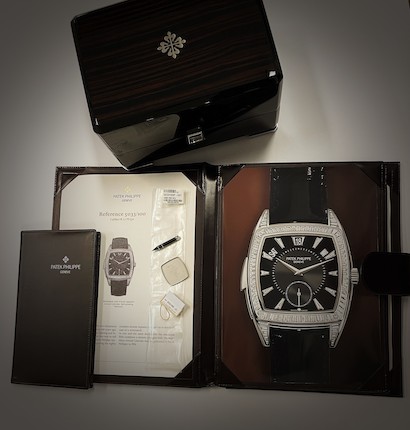 Bonhams : PATEK PHILIPPE GROUP OF 5 A WATCH PRESENTATION BOX, A