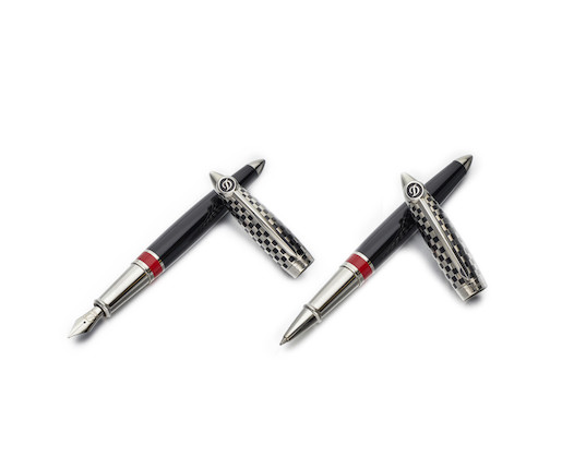 Bonhams S T Dupont Streamline Grand Prix A Limited Edition Set Of A Fountain Pen And Roller Ball