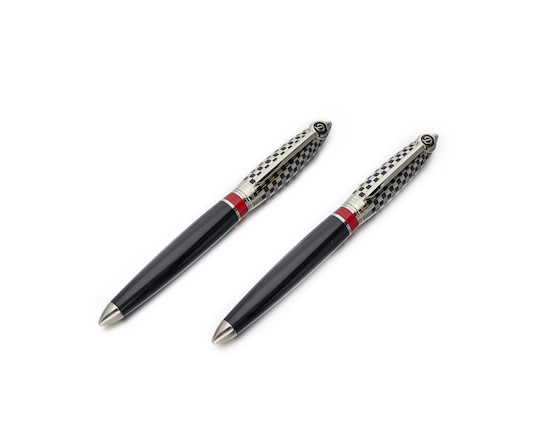 Bonhams S T Dupont Streamline Grand Prix A Limited Edition Set Of A Fountain Pen And Roller Ball
