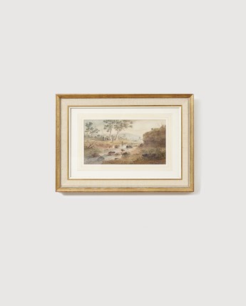 Bonhams : Samuel Thomas Gill (1818-1880) (River and Campsite)