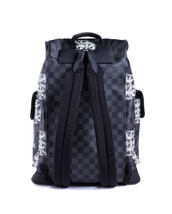 Louis Vuitton Montsouris Backpack Black Taurillon