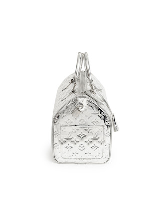 Bolsa Louis Vuitton Speedy 35 Mirror Prata com Dustbag - Personal