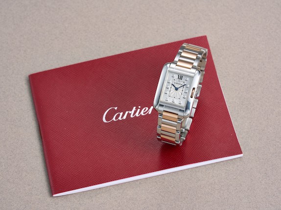 Cartier - Tank Anglaise - Stainless Steel and Pink Gold – Watch Brands  Direct - Luxury Watches at the Largest Discounts