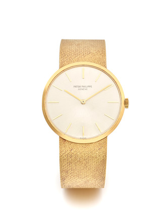 Bonhams : PATEK PHILIPPE CALATRAVA, REF.3538, A FINE YELLOW GOLD ...