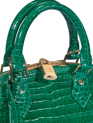 Green Alligator Alma BB Gold Hardware, 2001, Handbags & Accessories, 2022