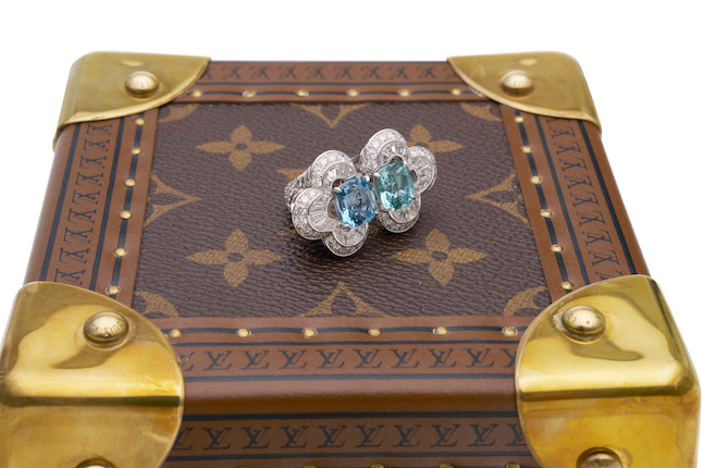 Louis Vuitton Diamond 18KT Gold Monogram Flower Berg Ring - PreLoved  Treasures