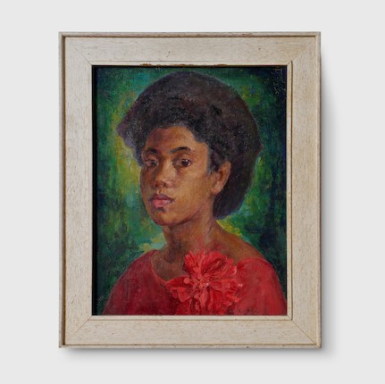 Bonhams : Mary A. Edwards (1897-1988) Island Girl, 1960