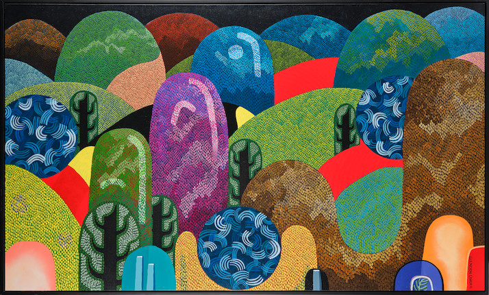 Glendon Cordell (B. 1980) Five Trees Standing Watch image 2