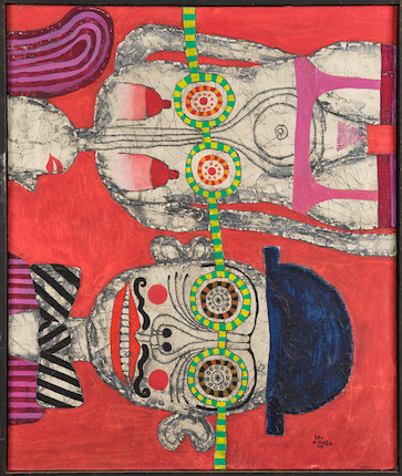 Key Hiraga (1936-2000) Two Figures image 2