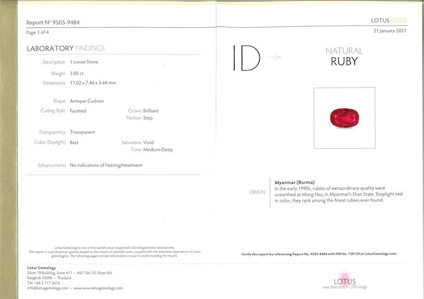 RUBY AND DIAMOND RING image 3