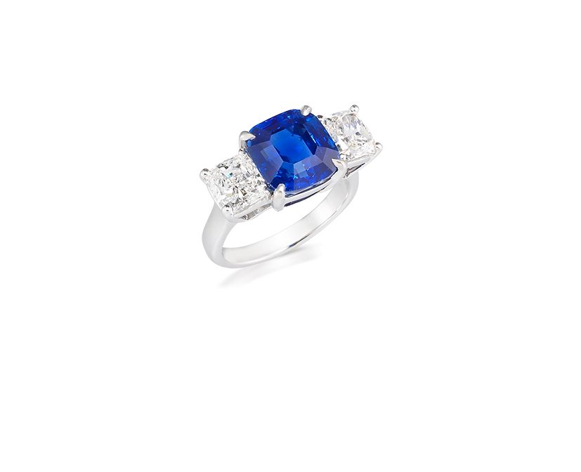 An important sapphire and diamond ring