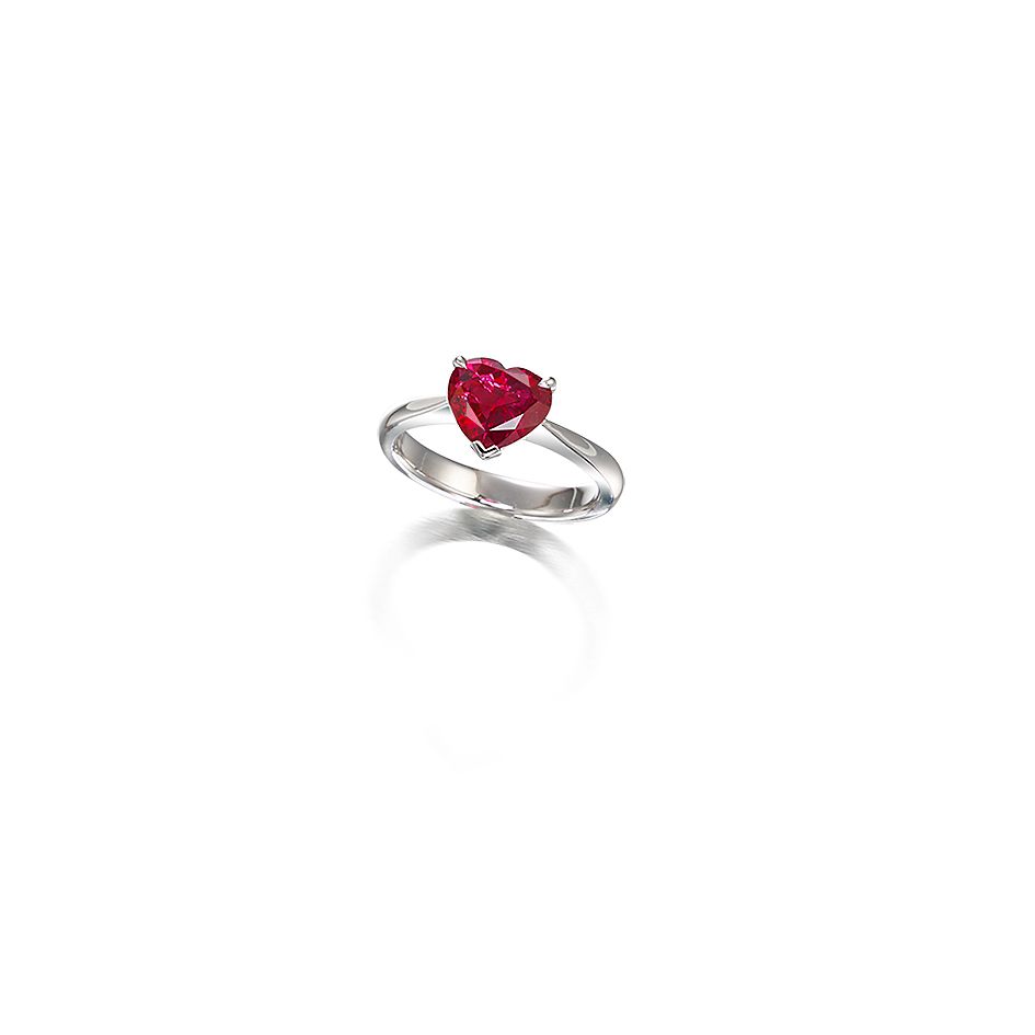 A Ruby Single-Stone Ring