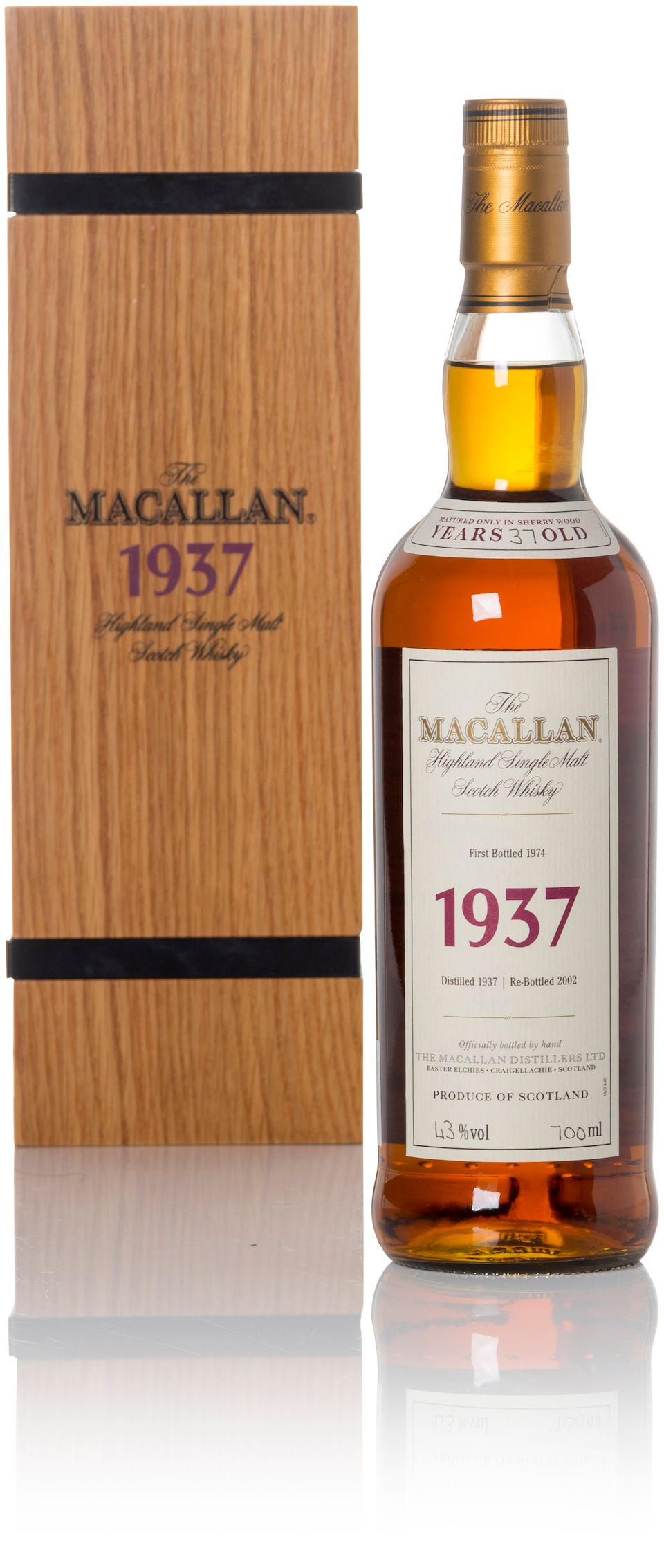 Bonhams Macallan Fine Rare 1937 37 Year Old