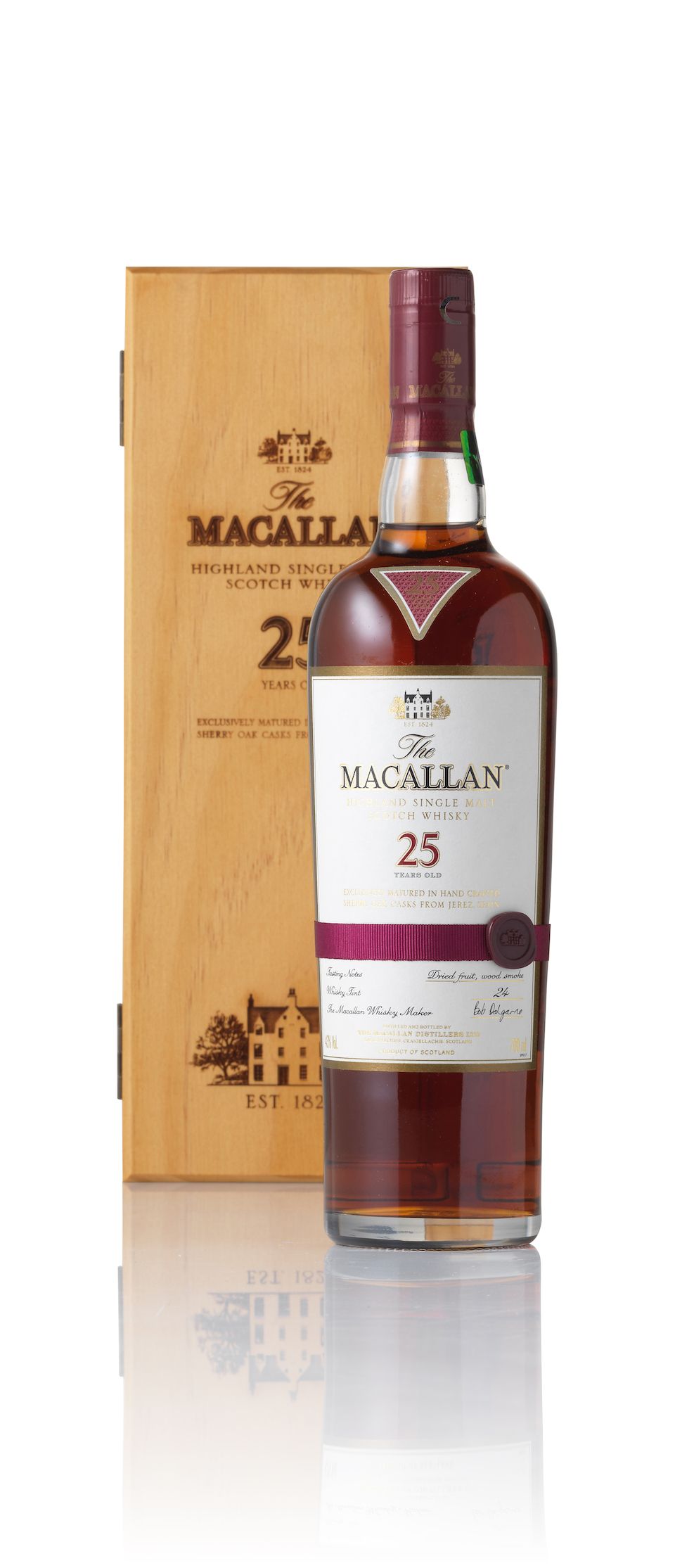 Bonhams Macallan Sherry Oak 25 Year Old