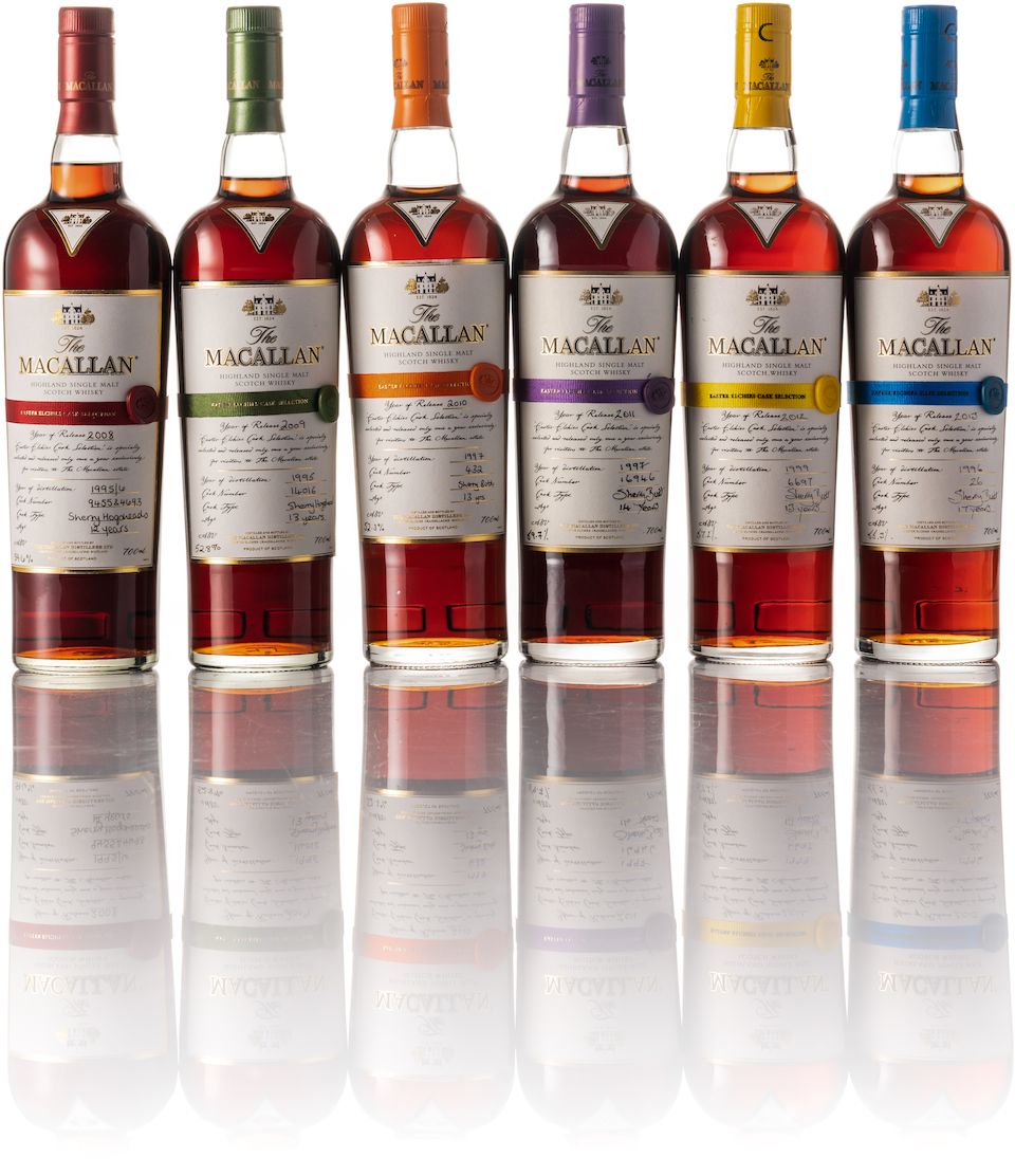 Bonhams Macallan Easter Elchies 2008 Release 1 Macallan Easter Elchies 2009 Release 1 Macallan Easter Elchies 2010 Release 1 Macallan Easter Elchies 2011 Release 1 Macallan Easter Elchies 2012 Release 1 Macallan Easter Elchies 2013 Release 1
