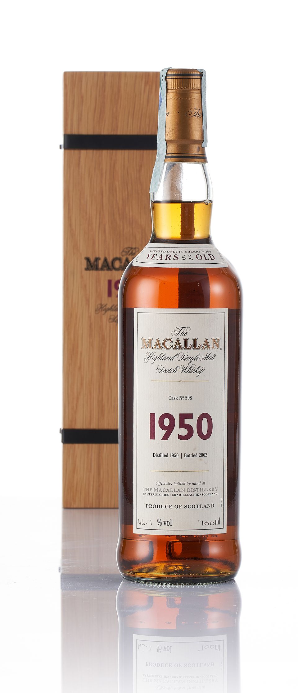 Bonhams Macallan Fine Rare 1950 52 Year Old