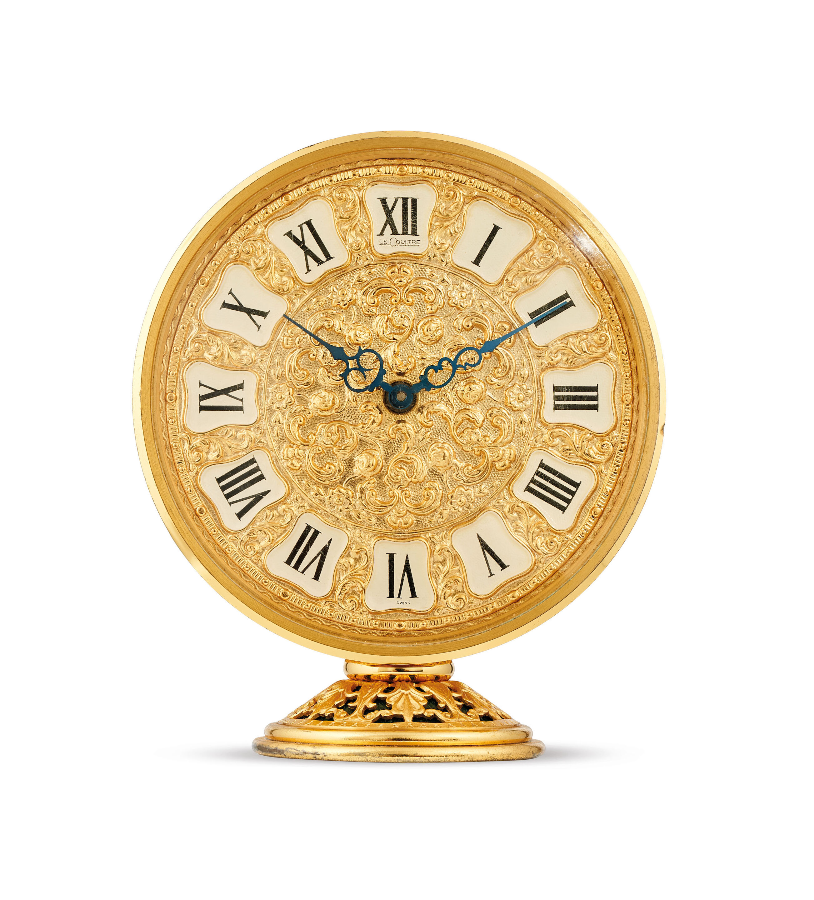 Bonhams JaegerLeCoultre, Two Desk Clocks and A Cartier Desk Clock