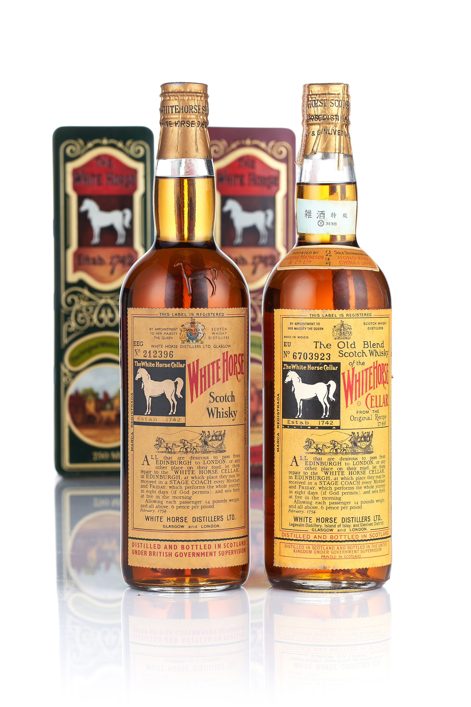 Bonhams White HorseScotch Whisky1960's (1) White HorseScotch