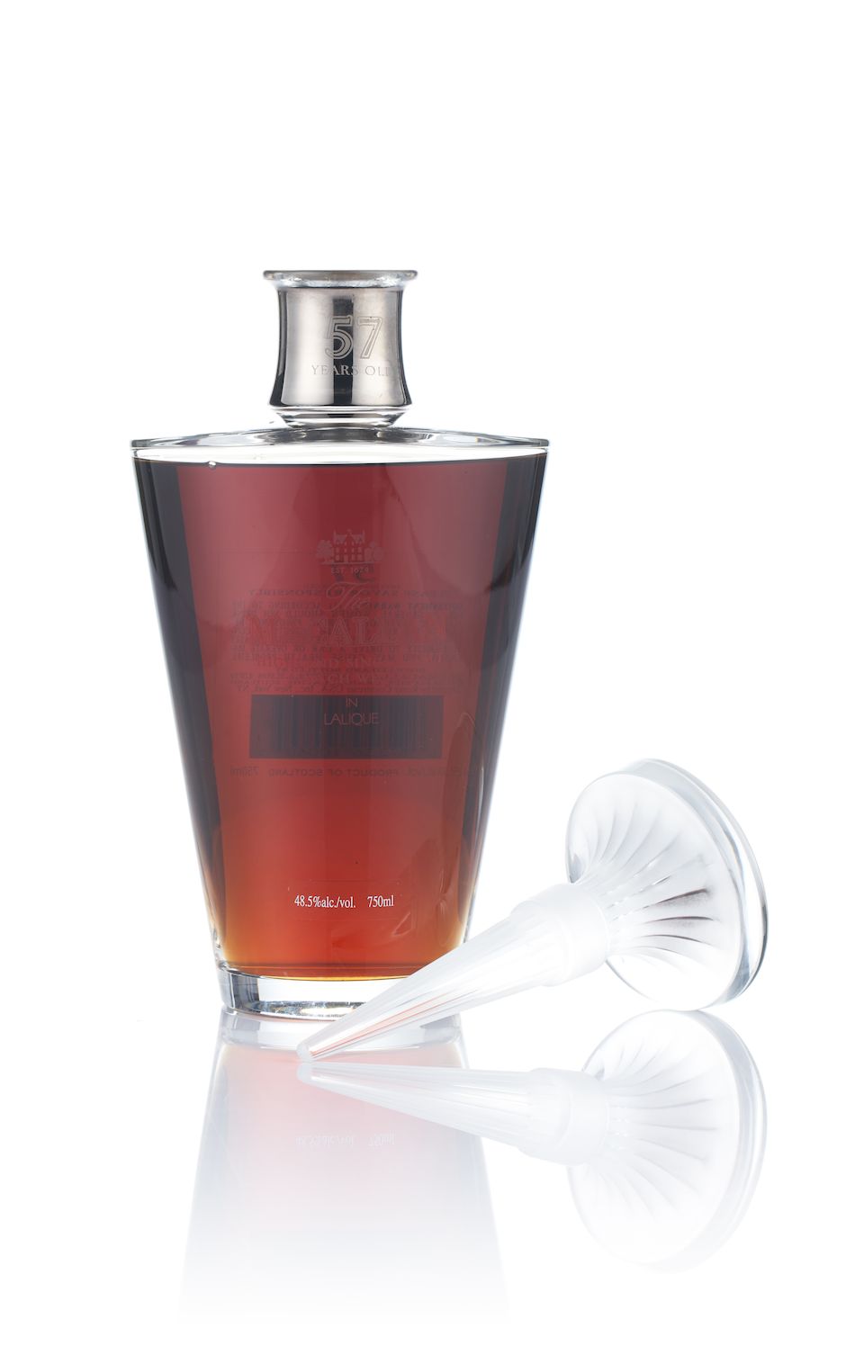 Bonhams Macallan Lalique Genesis 72 Year Old Decanter