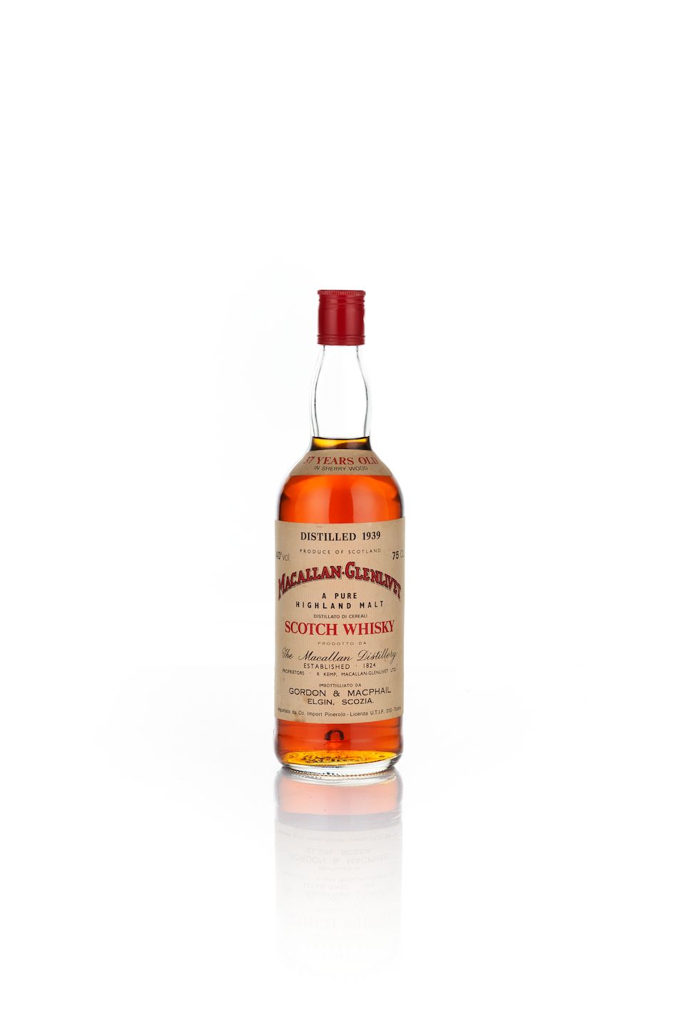 Bonhams Macallan Glenlivet 1939 37 Year Old
