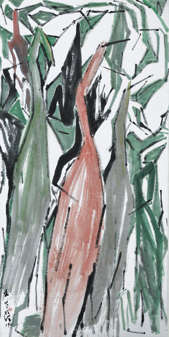 Bonhams : Chen Wen Hsi (1906-1991) Herons