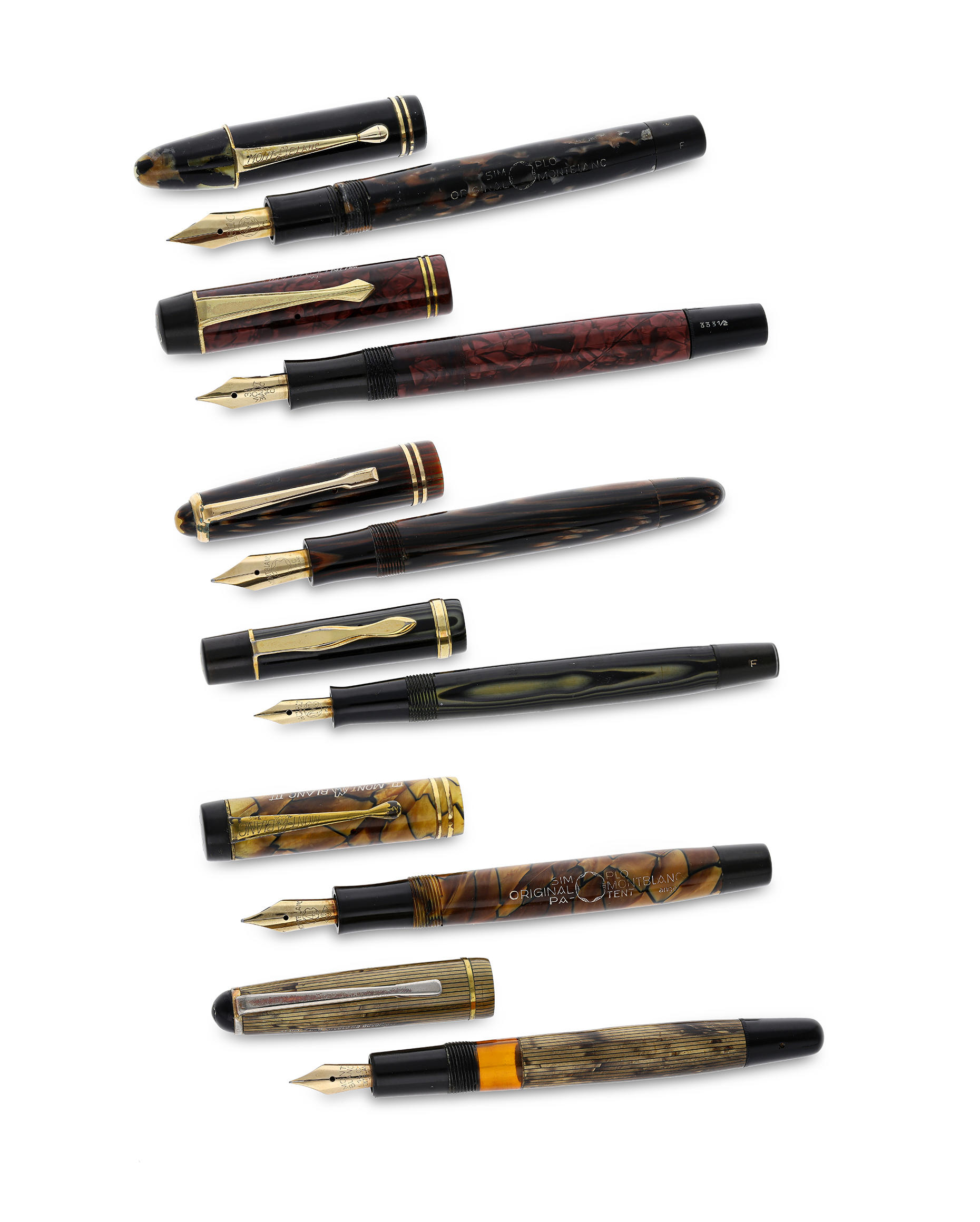 Bonhams : A Group of Four Assorted Pens, Louis Vuitton. A Roller