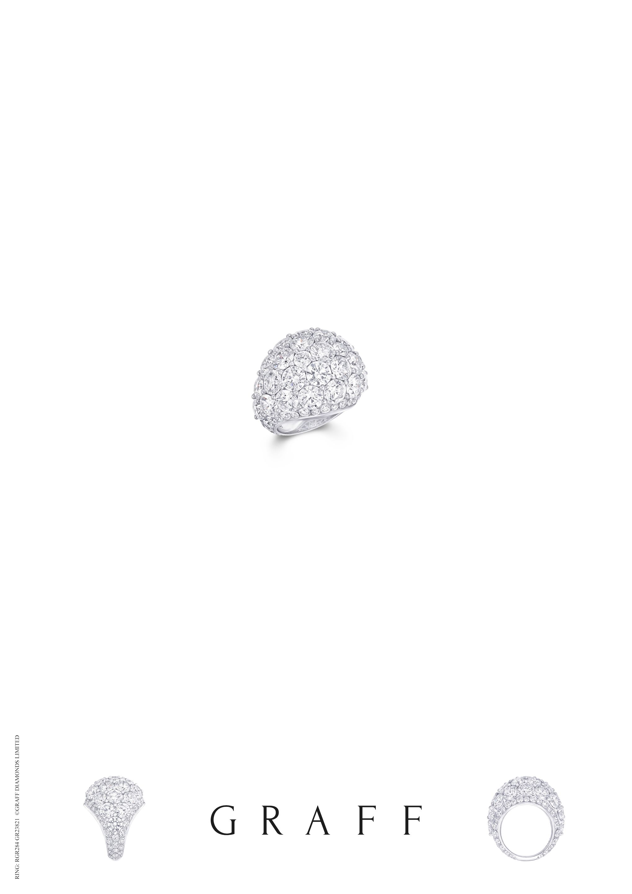 A DIAMOND BOMBE RING, GRAFF