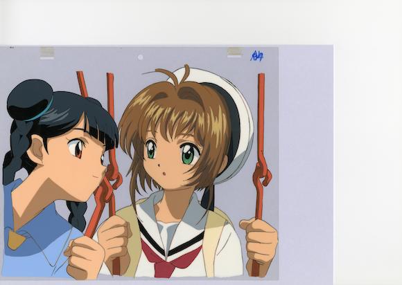 Bonhams : SAKURA KINOMOTO AND MEILING LEE ANIMATION CEL Cardcaptor ...