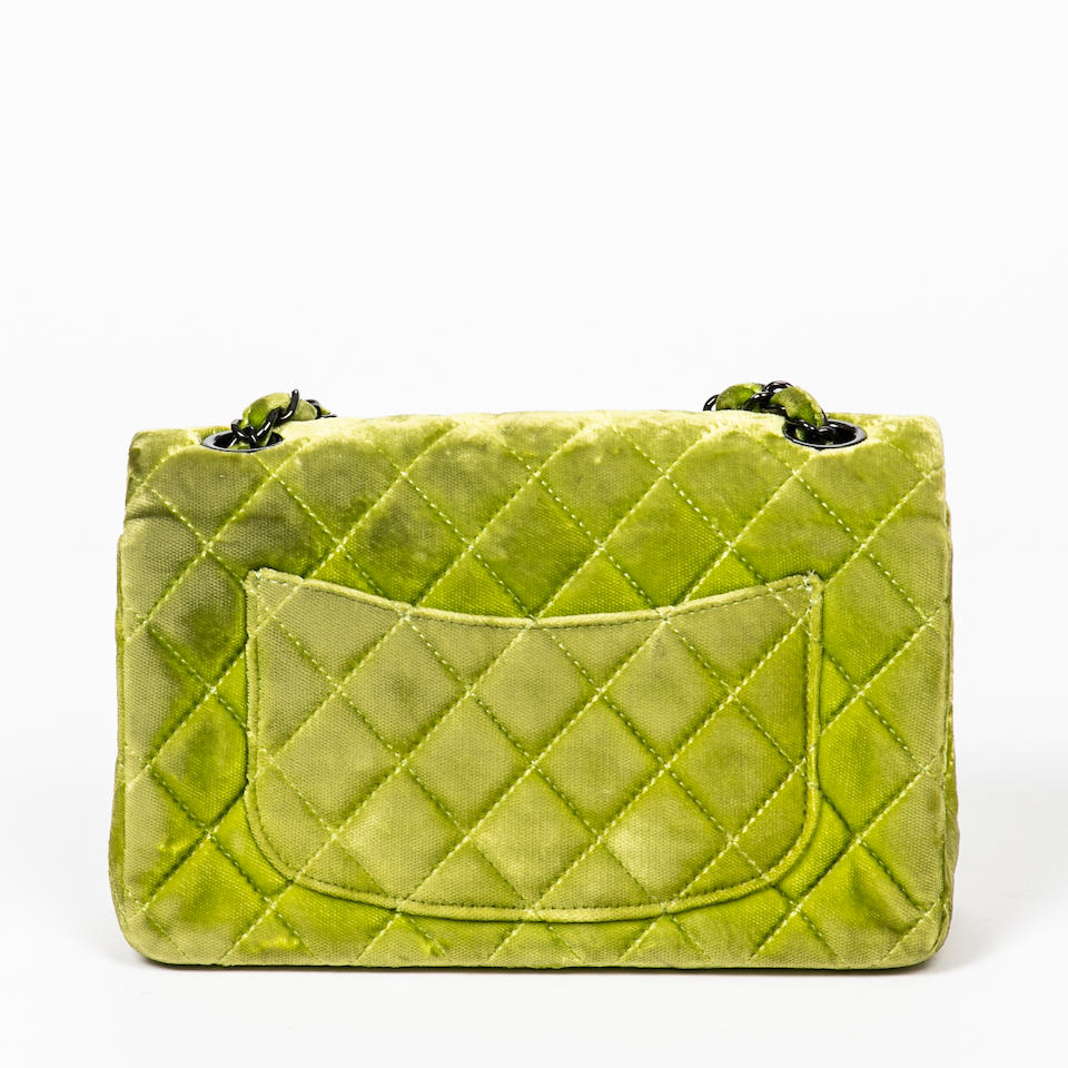 chanel mini green