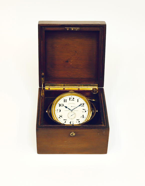 Bonhams Longines. A Chronometer Clock