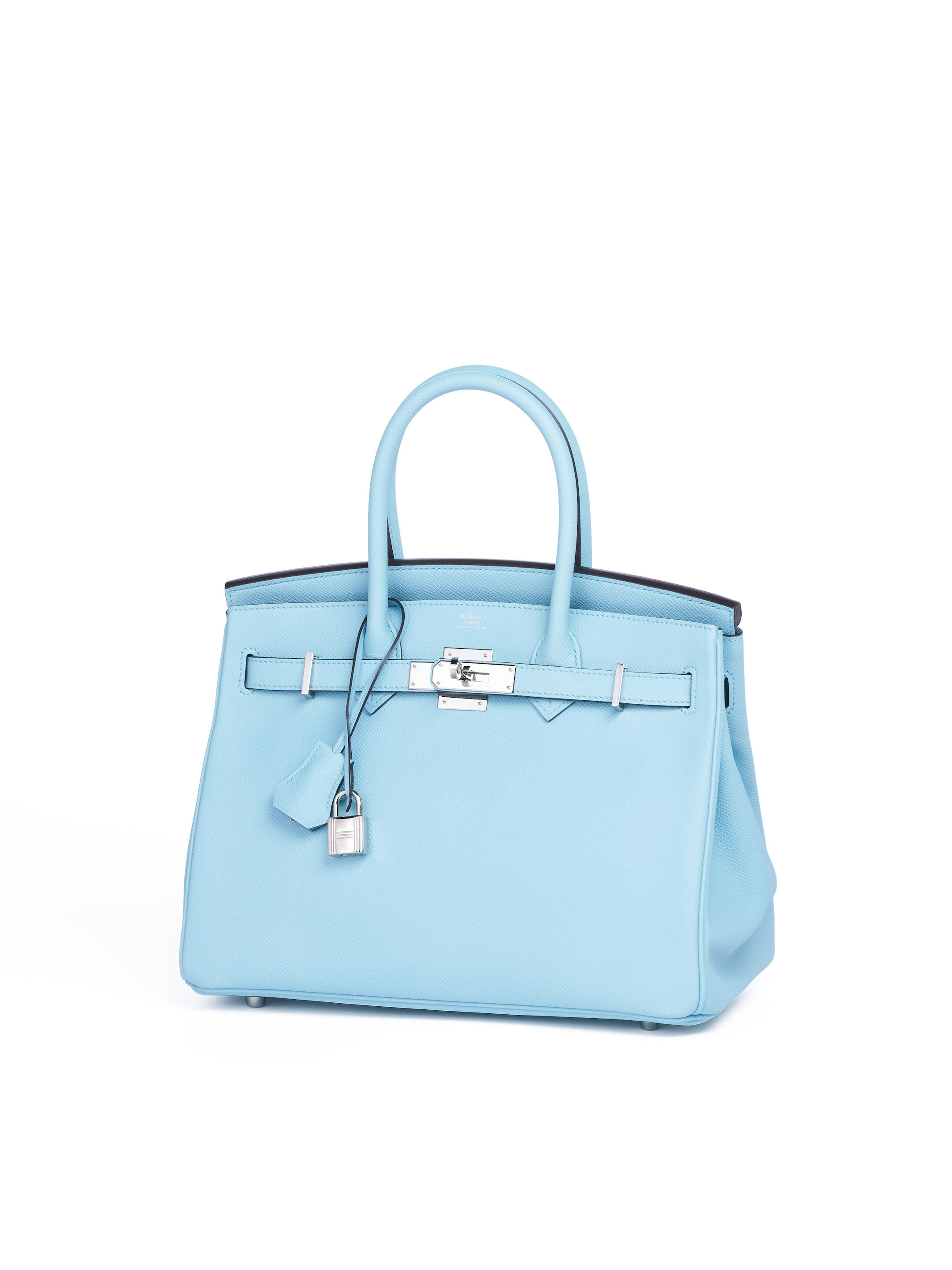 Bonhams : Hermès a Bleu Electrique Swift Leather Birkin 30 2019 (includes  padlock, keys and cloche)