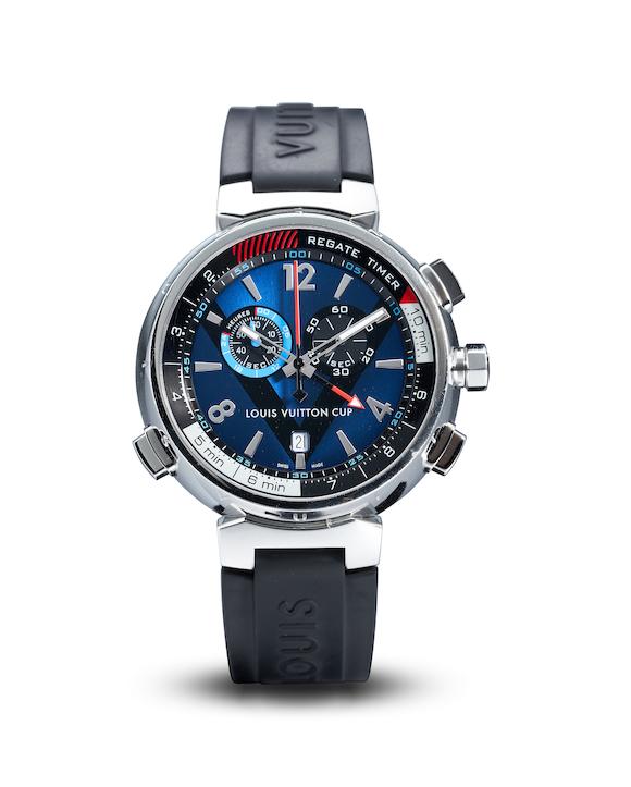 Louis Vuitton - Tambour Xl Lv Cup Regate Acier Wrist Watch Auction