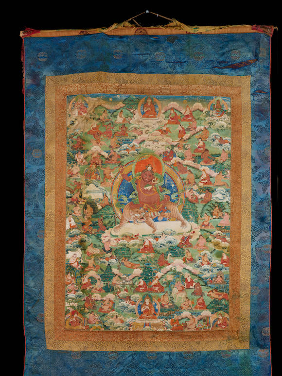 Bonhams : A THANGKA OF DOMBI HERUKA TIBET, 18TH/19TH CENTURY