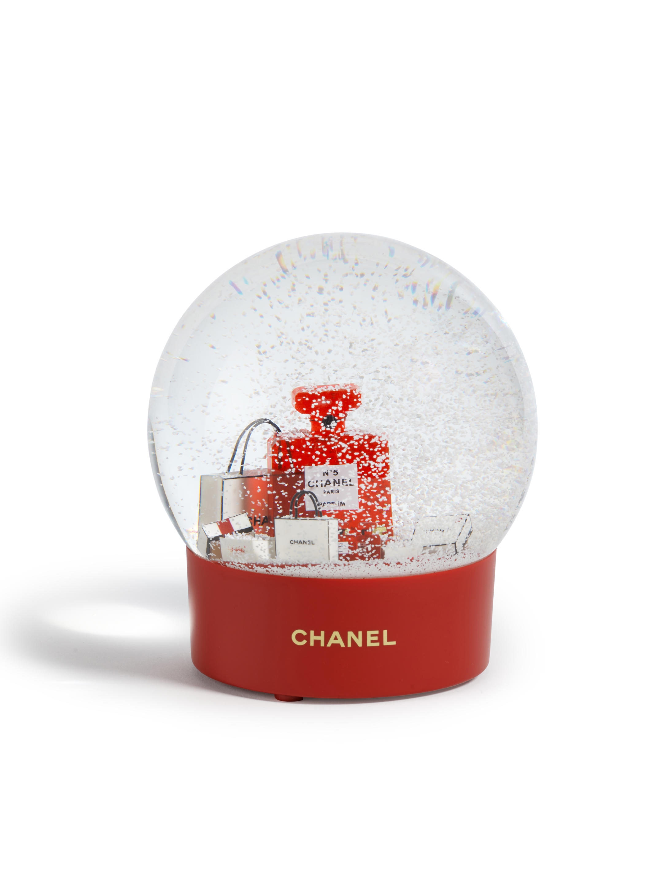 Louis Vuitton VIP Limited Edition Glass Snow Globe Boule Red