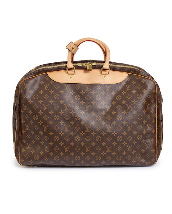 Bonhams : Louis Vuitton Monogram Alize 55 Suitcase (Includes two locks, luggage  tag, shoulder strap and original Dust bag)