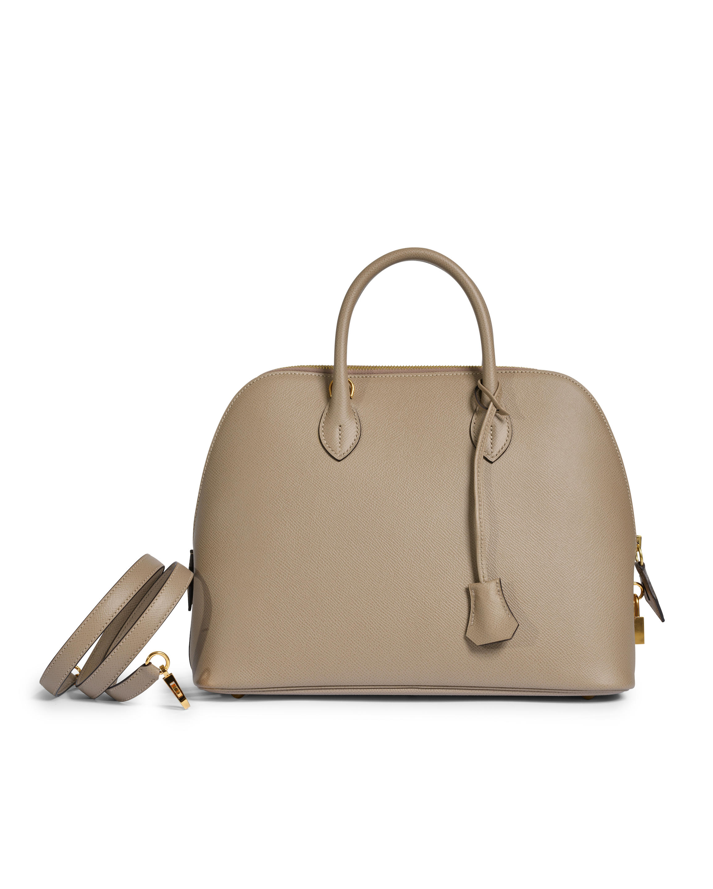 Bonhams : HERMÈS BOLIDE 27 BAG LIGHT GREY