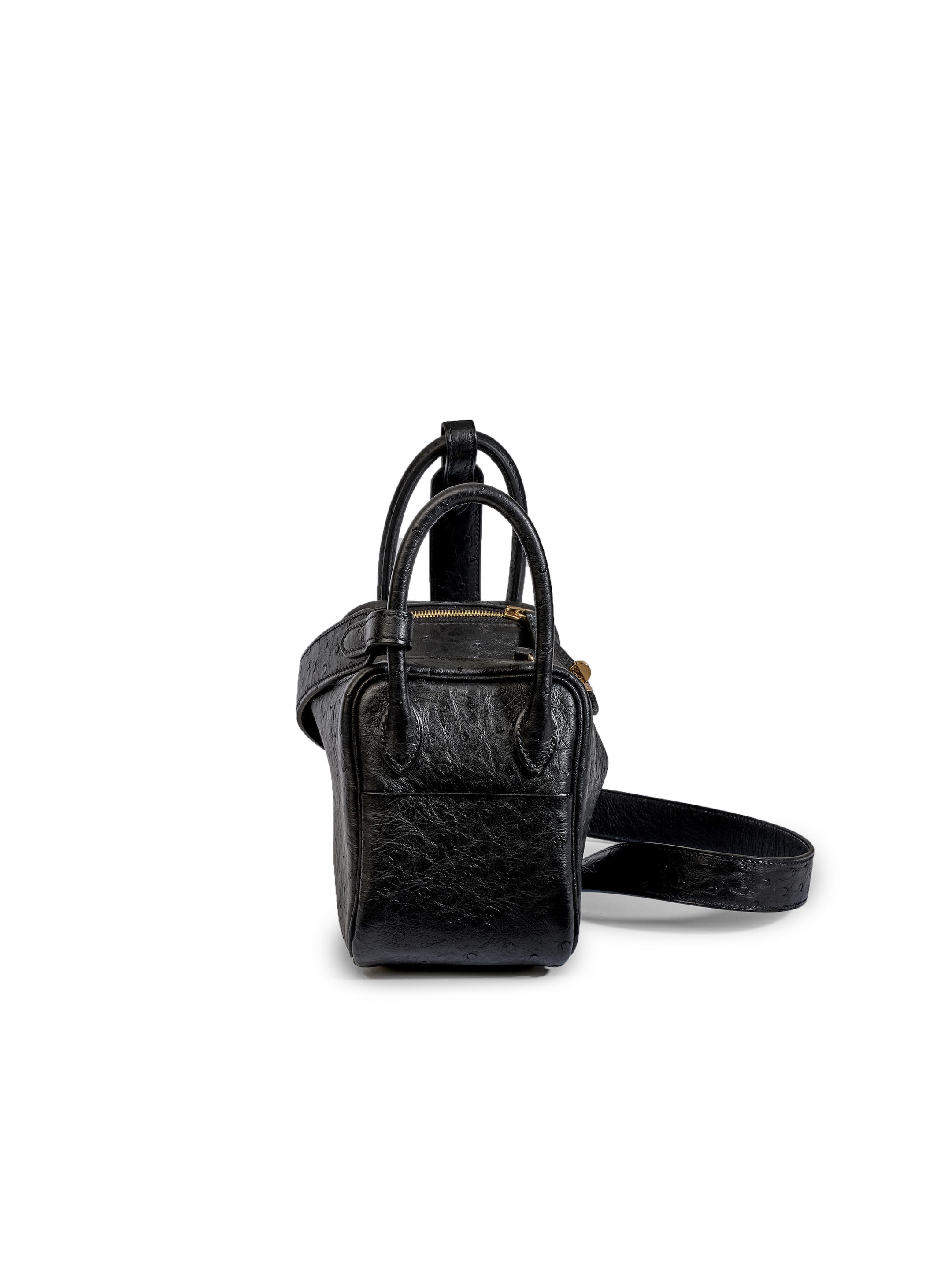 Bonhams : Hermès a Cognac Ostrich Mini Kelly II 20 2021 (includes shoulder  strap, felt protector, dust bags, booklet and box)