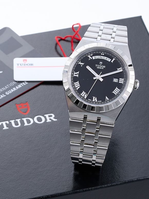 tudor royal day date black