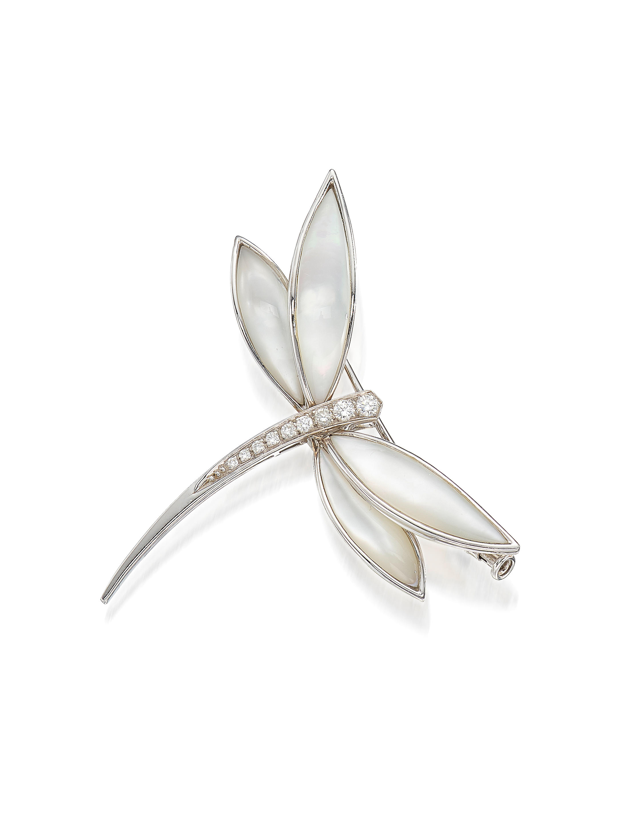 Sold at Auction: Van Cleef & Arpels Gold and Mother-of-Pearl