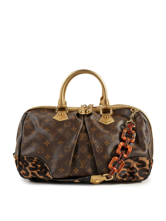 Bonhams : LOUIS VUITTON LIMITED EDITION MONOGRAM LEOPARD STEPHEN BAG  (includes original dust bag)