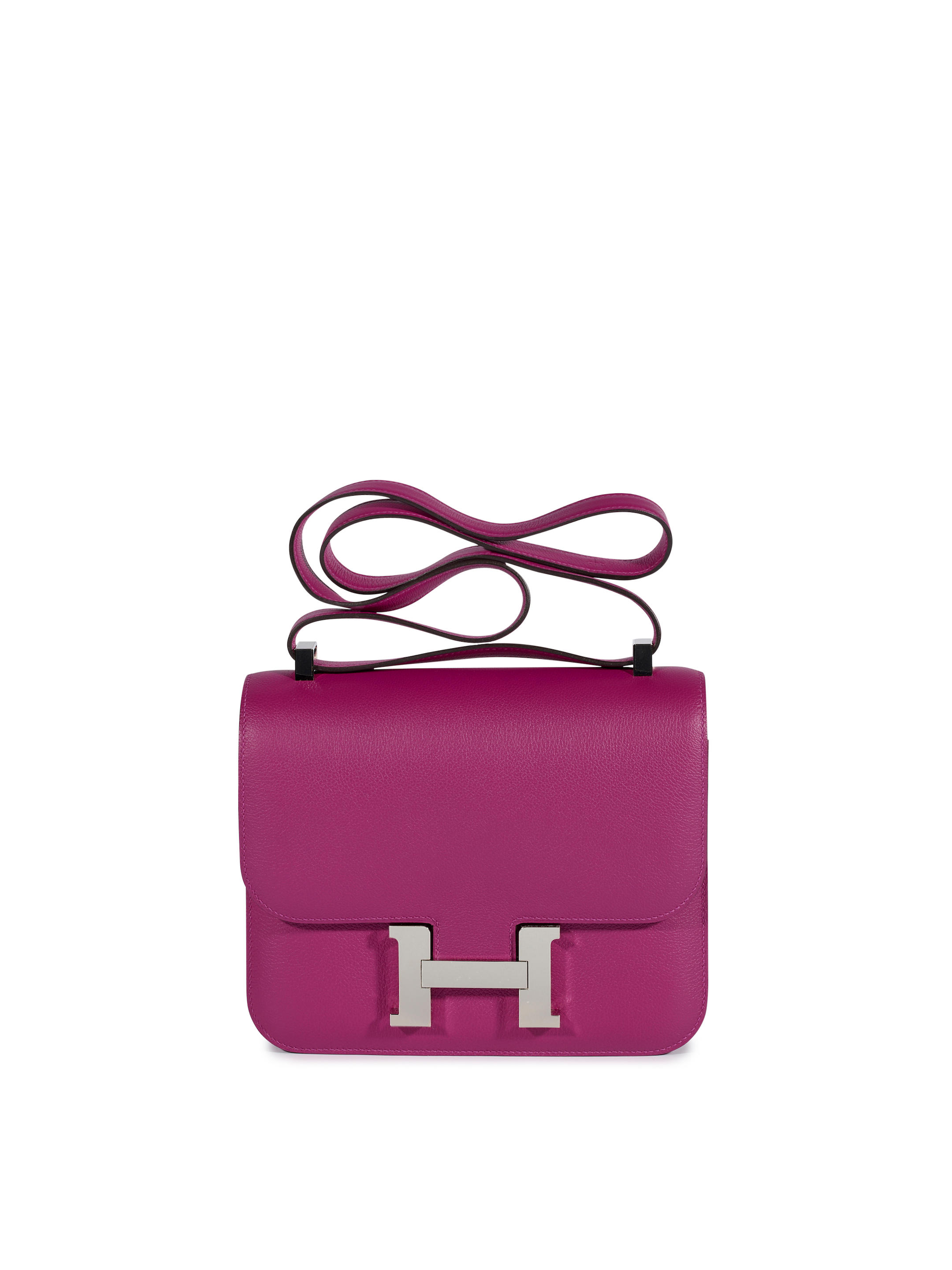 Bonhams : HERMÈS ROSE AZALEA CONSTANCE 24 PALLADIUM HARDWARE (includes info  booklet, original dust bag and box)