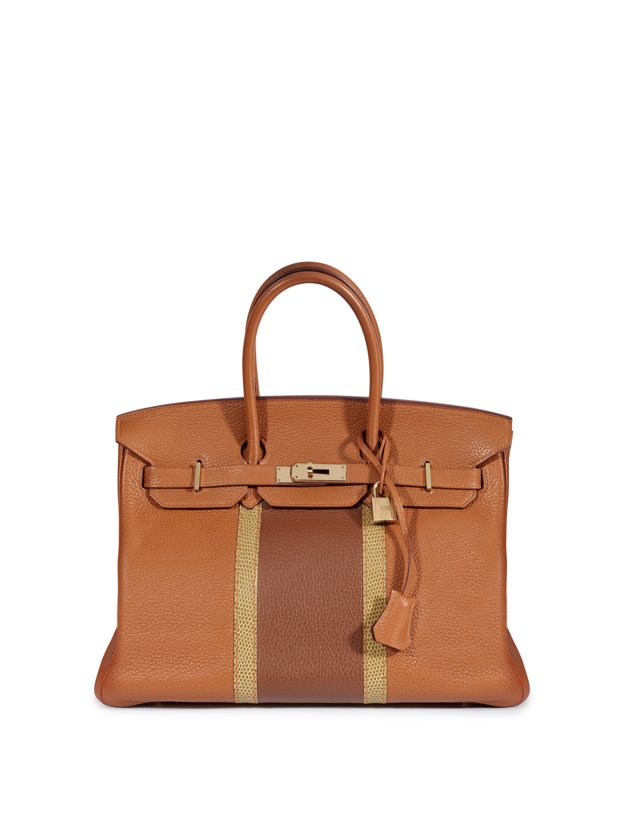 Bonhams : HERMÈS CASSIS FJORD BIRKIN 35 WITH GOLD HARDWARE