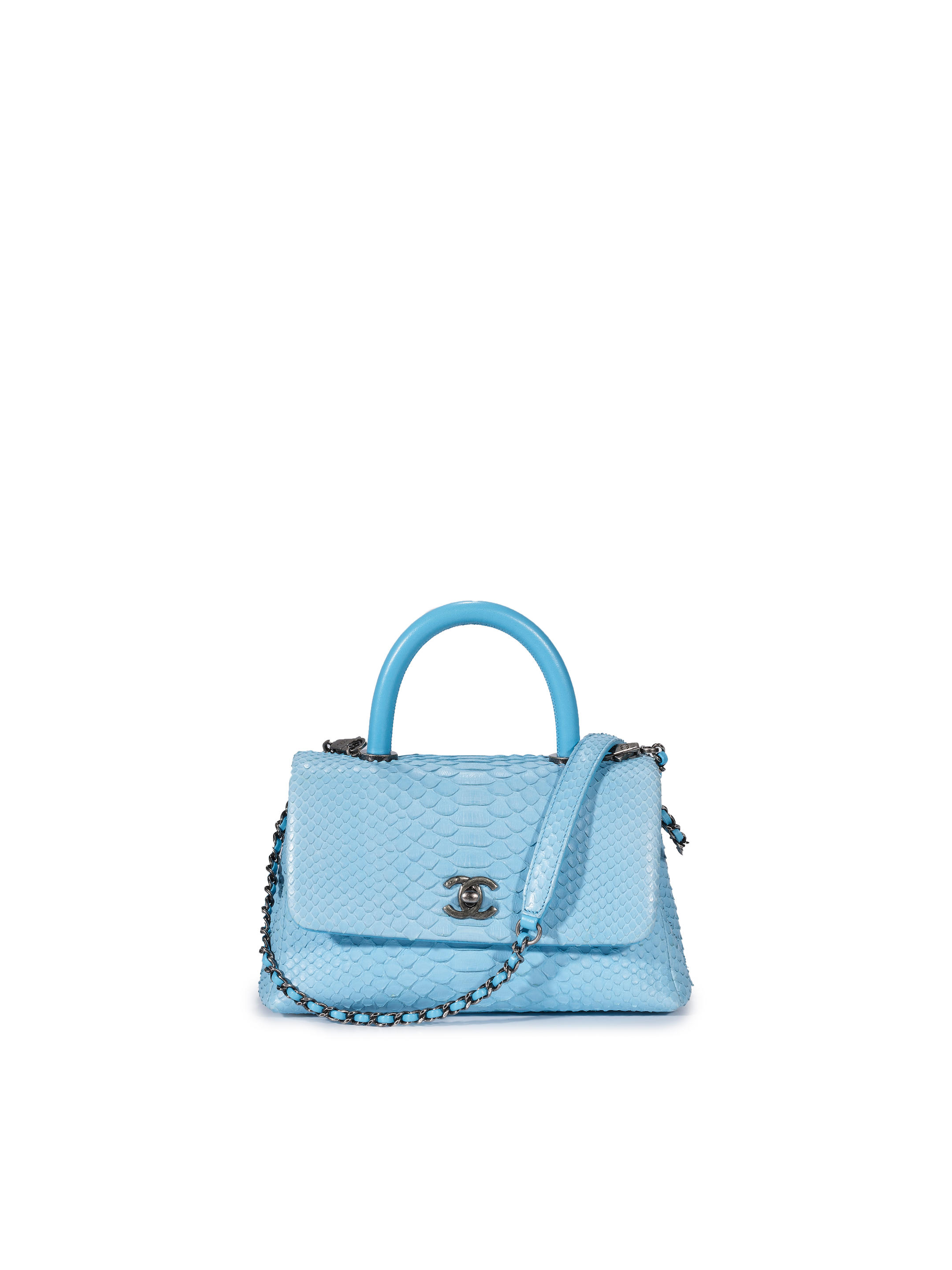 Bonhams : CHANEL BABY BLUE CAVIAR LEATHER MEDALLION TOTE BAG WITH