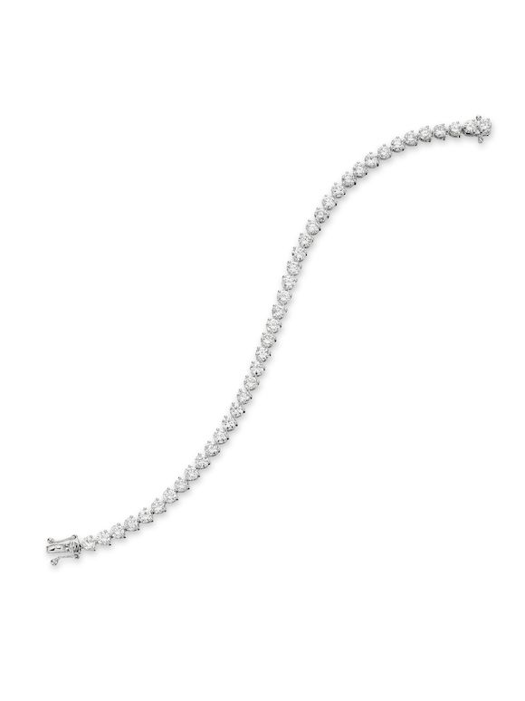 Bonhams DIAMOND TENNIS BRACELET